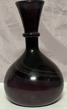 Superbe vase violet/noir