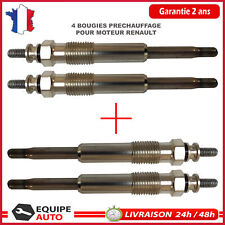 4 bougies de préchauffage Clio 2 1.9 d moteur F8Q (modèle vissée) 1998-2001