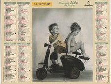 2006 - CALENDRIER DES POSTES -