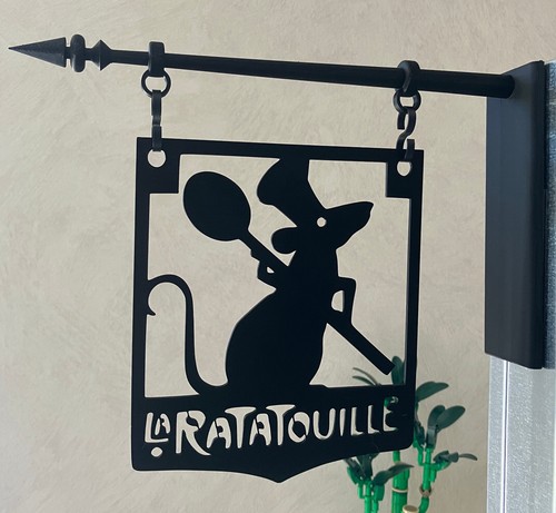 Plaque murale ratatouille - plaque,