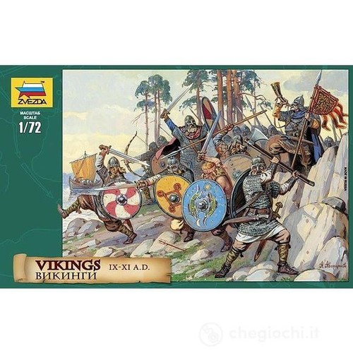 Zvezda 8046 figurines vikings - 8046,