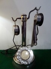 ANCIEN TELEPHONE ANTIQUE VINTAGE OLD PHONE DECO ALTES ANTIK TELEFONO BURGUNDER