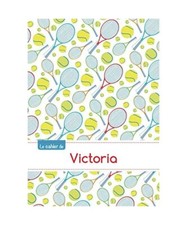 CAHIER VICTORIA SEYES,96P,A5 TENNIS, XXX