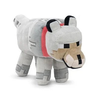 Minecraft peluche loup 17 cm - minecraft,