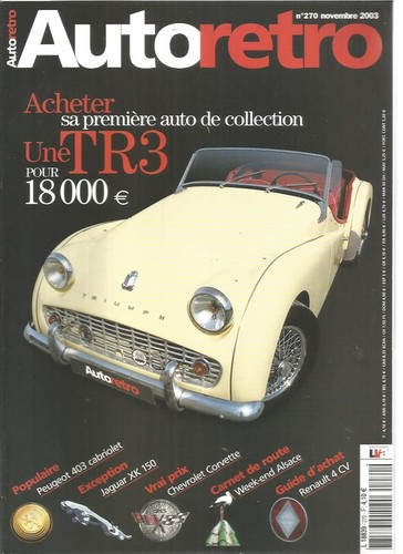 Auto retro 270 triumph - n°270,