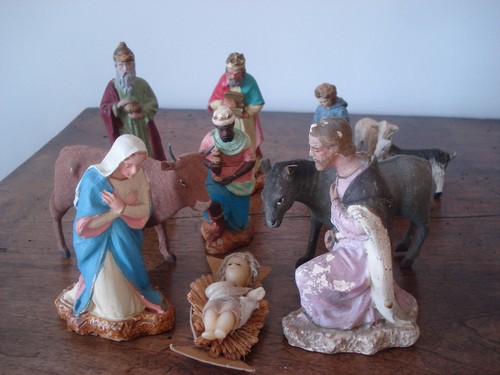 Lot santons devineau - lot,