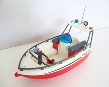 PLAYMOBIL (G513) POMPIERS - Bateau Vedette d'Intervention 4823 Complète