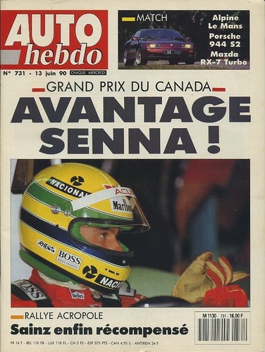 Auto hebdo 731 06 1990 - hebdo, n°731