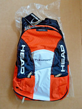 Sac de sport HEAD Flexpoint | Tennis Backpack Noir/Orange | Neuf Jamais Utilisé