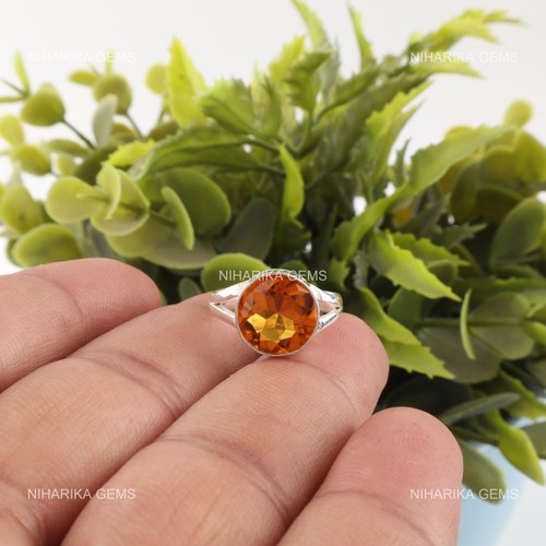 Bague fille solitaire citrine - solitaire,