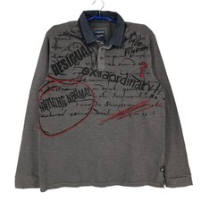 RRP€69,95 POLO JAVI REP DESIGUAL Homme T-Shirt Multicolore Pull Taille S