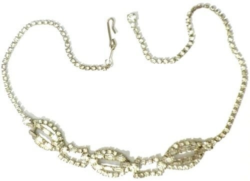 Collier bijou vintage - collier, cristaux