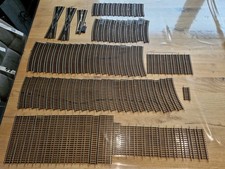 Lot de Rails Droits Et Courbes Croisements Aiguillage Piko Ho