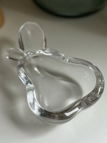 Vide poche poire - en, cristal