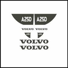 Volvo A25D Decals Sticker Kit