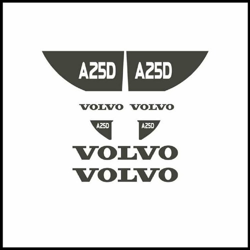 Volvo a25d decals - decals, kit