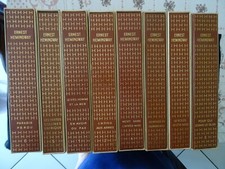 Guide touristique - ERNEST HEMINGWAY -OEUVRES COMPLETES - 8 LIVRES - 1963/1965