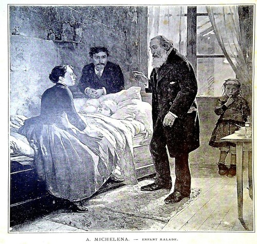 Gravure presse enfant - -,