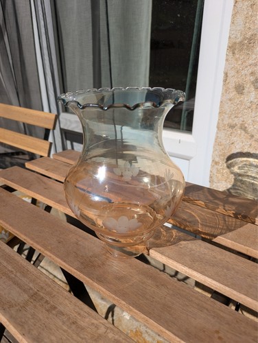 Verre lampe pétrole - à,