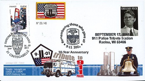 Wt11 fdc pompiers - wt11-6, usa-france
