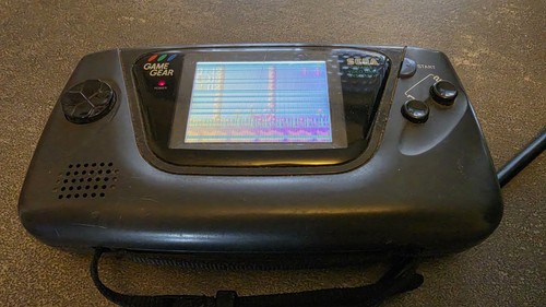 Sega game gear console - sega,