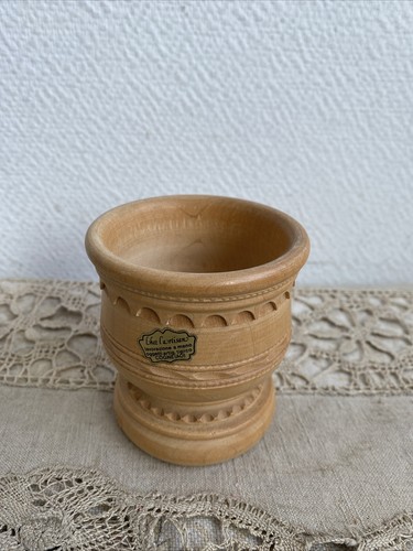 Ancien pot bois tasse sarto - en,
