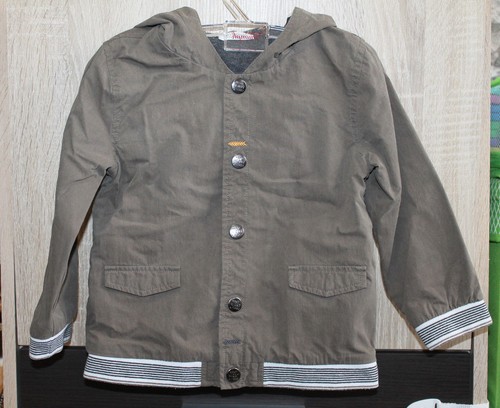 Veste capuche kaki bébé - kaki,
