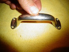 Ancienne Poignée de Porte Tiroir Meuble Métier Boite ou Bagage en Tôle pliée