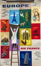 Affiche originale Air France