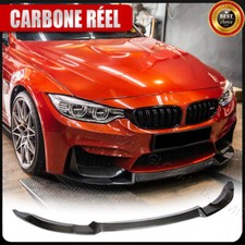 Pour BMW F80 M3 F82 F83 M4 14-19 CARBONE Spoiler Lèvre Lame Jupe Pare-Choc Avant