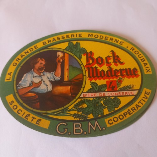 Ancienne étiquette bière