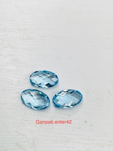 Topaze bleu facettes - bleu, à