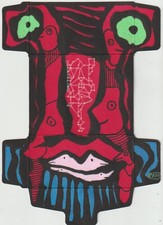 art brut art singulier outsider art - Pierre Albasser -1 dessin original de 2025