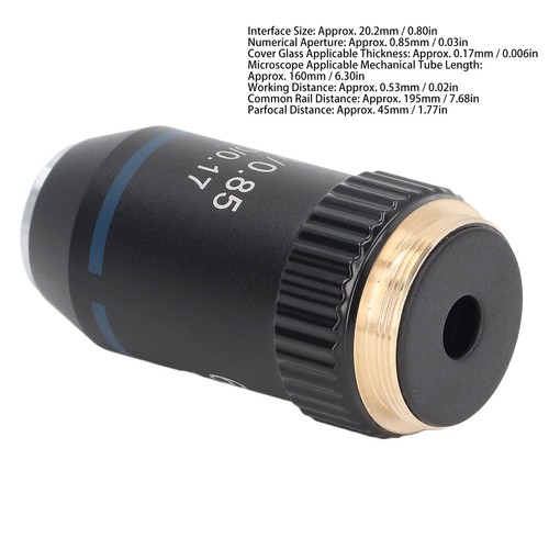 Achromatic objective brass 60x - brass,