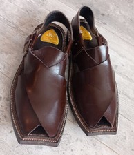 Sandales espadrilles vintages en cuir fait main au Pakistan Pakhtoon Yar 44