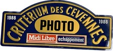 Ancienne plaque criterium des