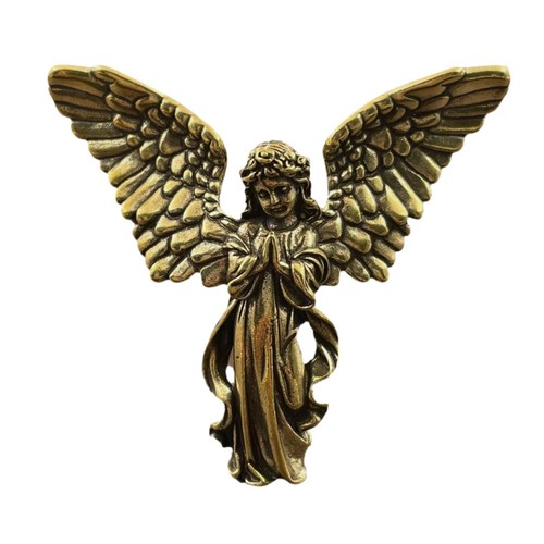 Statue ange laiton - statue, en