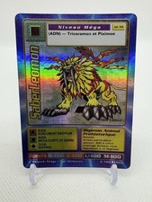 CARTE DIGIMON BANDAI HOLO SABERLEOMON JD-34 FR - 1 Ere Edition