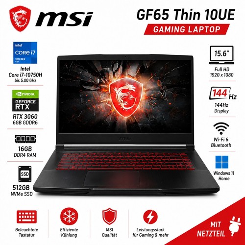 Msi gf65 thin 10ue - gf65,