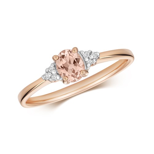 Bague solitaire femme - bague, rose