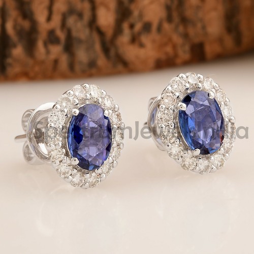 Carats saphir bleu ovale - 2.16,
