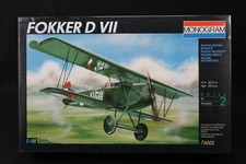 YF042 MONOGRAM 1/48 maquette avion 74005 Fokker D VII 37 Pièces Skill 2