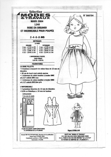Patron enfant fille - fille, 03