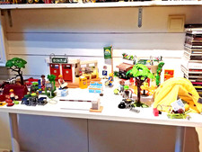 PLAYMOBIL LOT GRAND CAMPING PERSONNAGES/DOUCHE ACCESSOIRES VACANCES 
