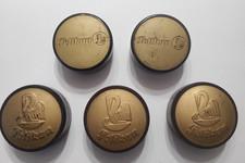 Lot de 5 anciennes boite PELIKAN ( pour ruban machine à ecrire) bakelite