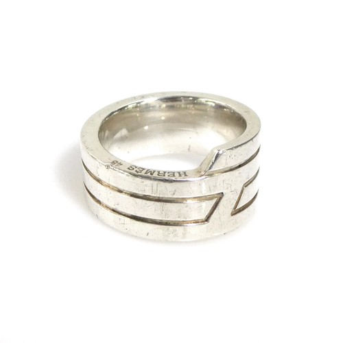 Auth hermes ring silver - auth,