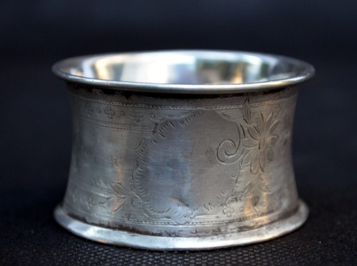 Rond serviette argent - de,