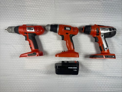 Black and decker - decker, drills