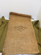 Sac jute sable 1939 France 40 Maginot WWII WW2 french sand Bag original
