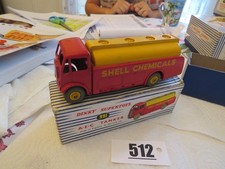 DINKY TOYS -LOT   512  -991 - AEC CHEMICALS TANKER  BOITE BLEU  1958 Ac